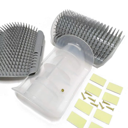 4 Pcs Cat Brush Cat Corner Self Groomer Softer Pet Wall Corner Massage Comb Corner Scratcher Pet Grooming Brush Comb Grooming